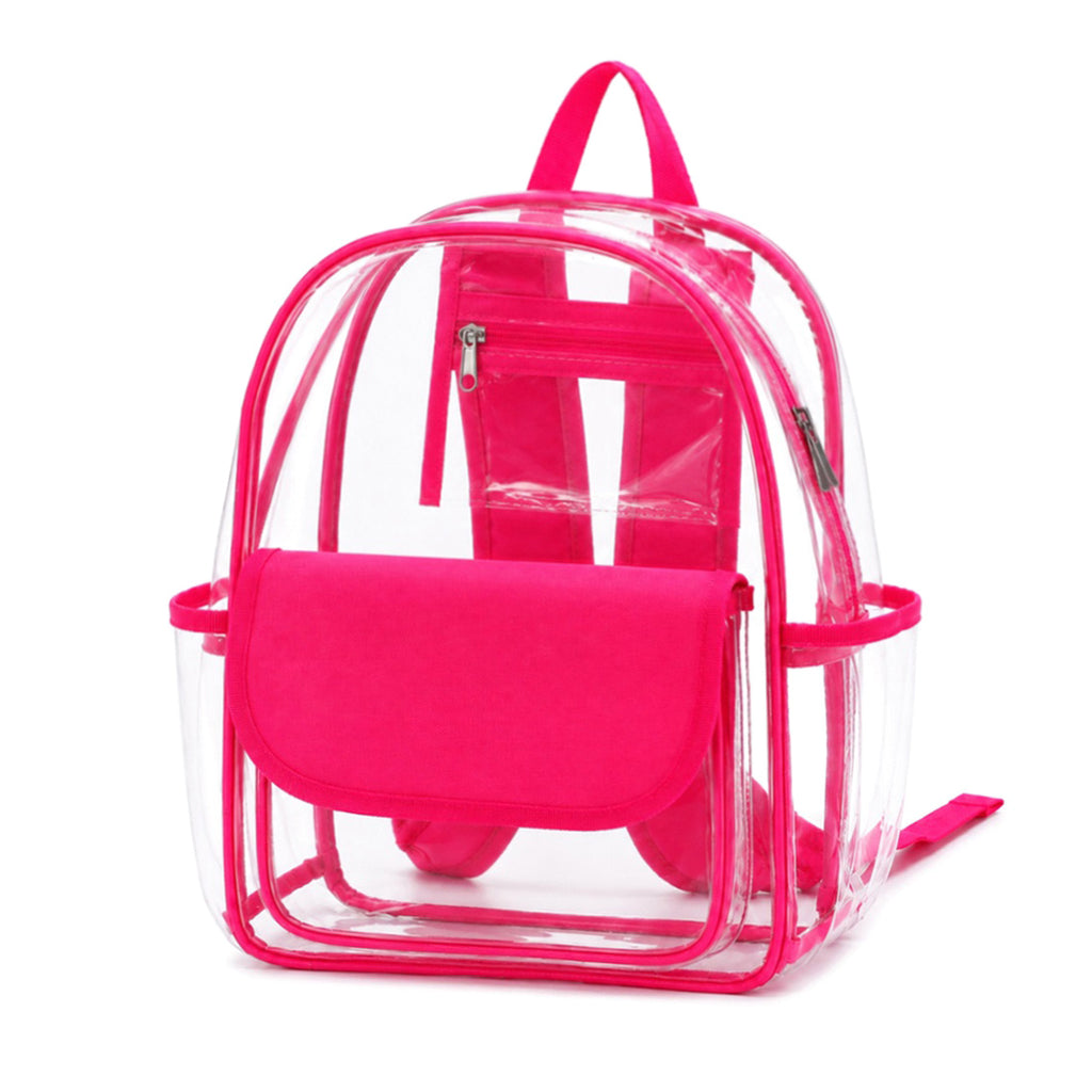 Personalized Clear Backpack Stadium Bag Monogrammed PVC Game Day Bag
