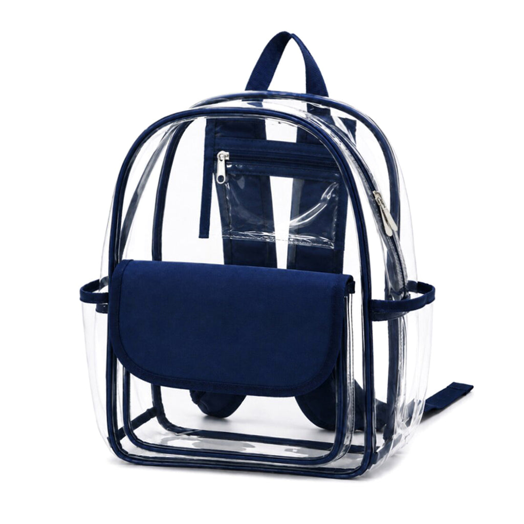 Personalized Clear Backpack Stadium Bag Monogrammed PVC Game Day Bag