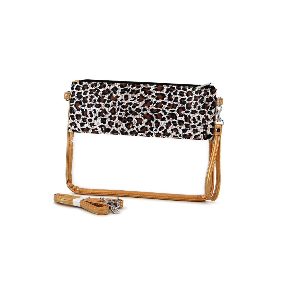 Monogram Clear Bag Personalized PVC Pouch Stadium Clutch Game Day Bag