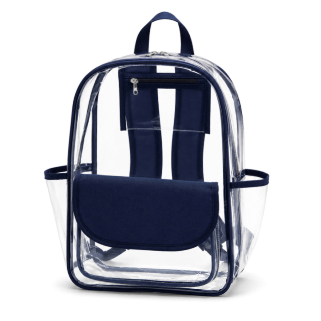 Monogram Clear Backpack Personalized Stadium Bag Game Day Bag
