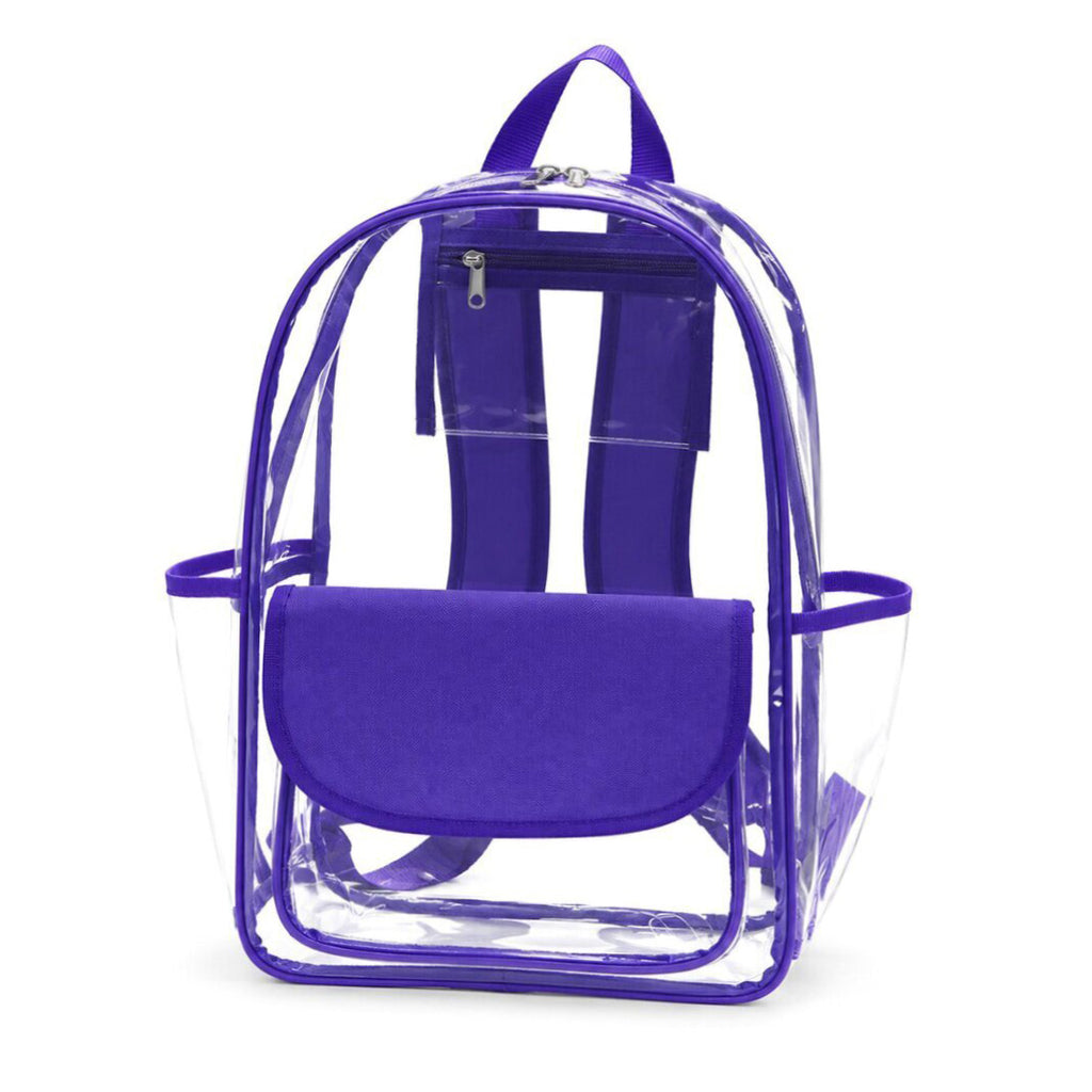 Monogram Clear Backpack Personalized Stadium Bag Game Day Bag