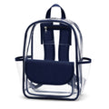 Monogram Clear Backpack Personalized Stadium Bag Game Day Bag