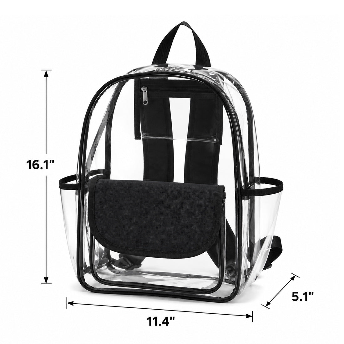 Monogram Clear Backpack Personalized Stadium Bag Game Day Bag