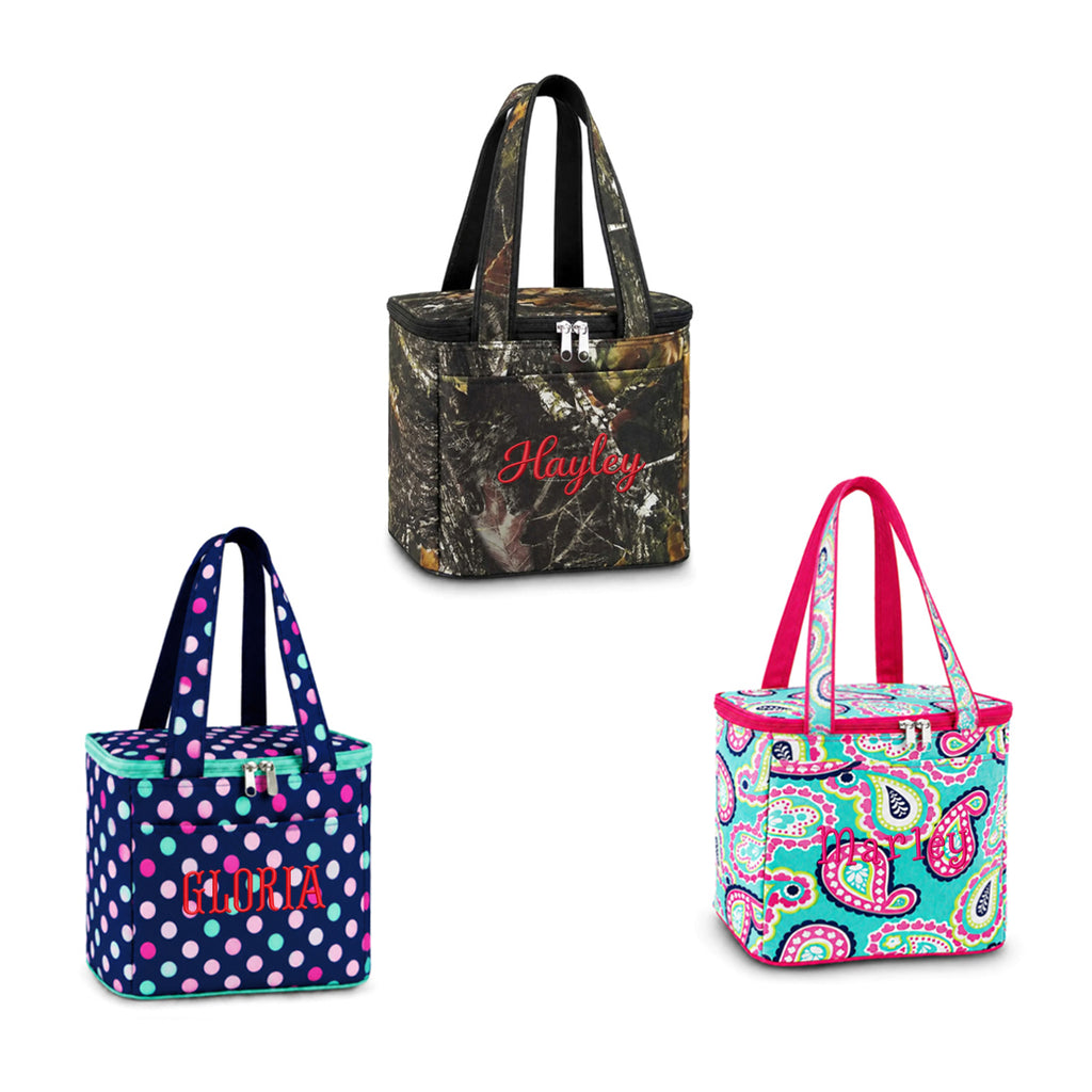 Monogrammed Insulated Cooler Tote Bag Personalized Beach or Pool Bag