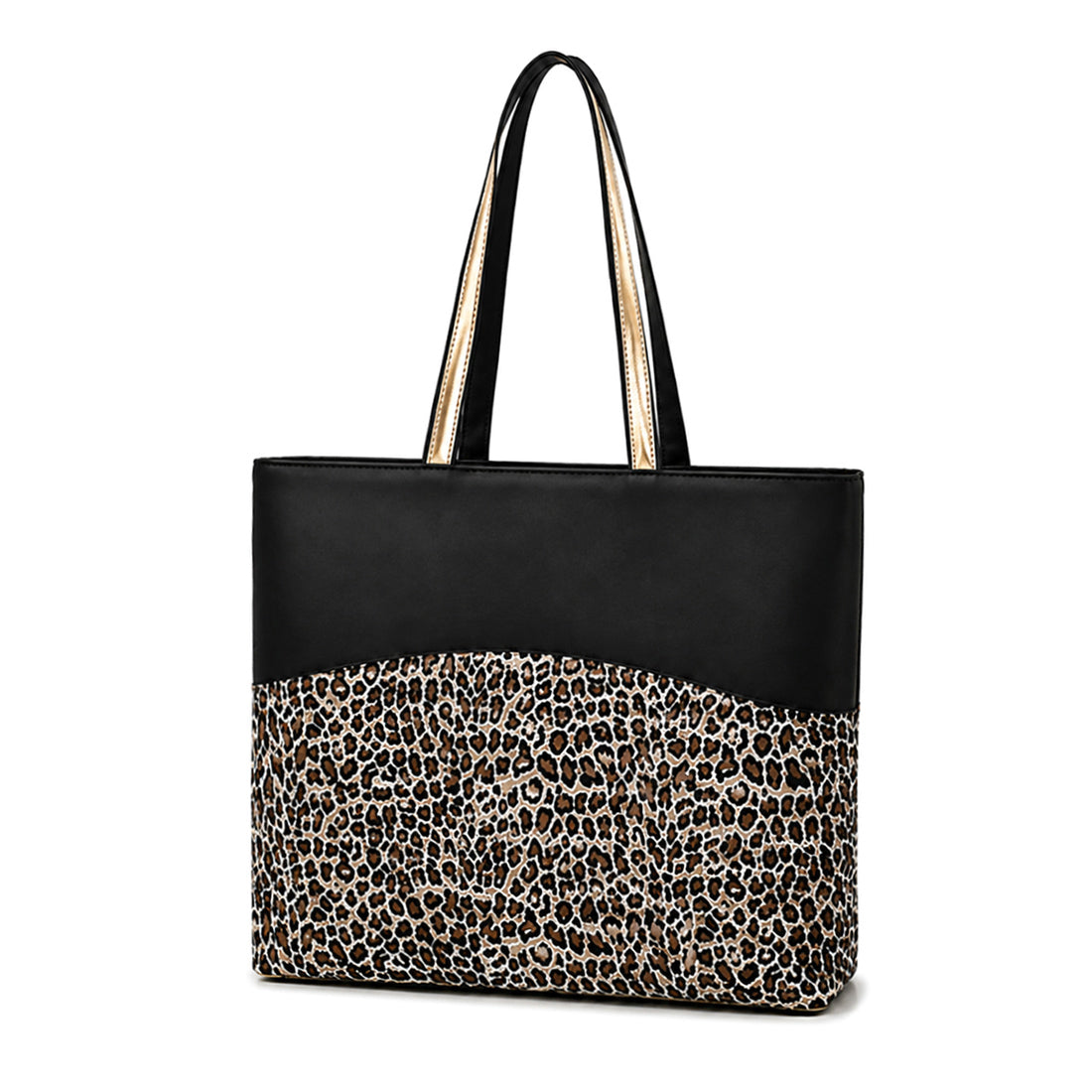 Monogram Zip Top Tote Bag Personalized Shopping Bag