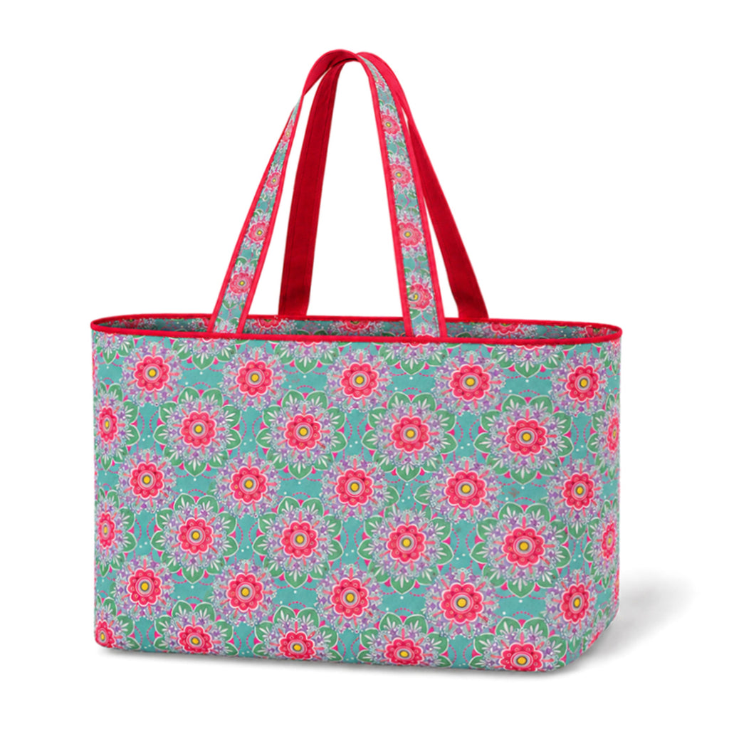 Monogrammed Large Tote Bag Personalized Polyester Carryall