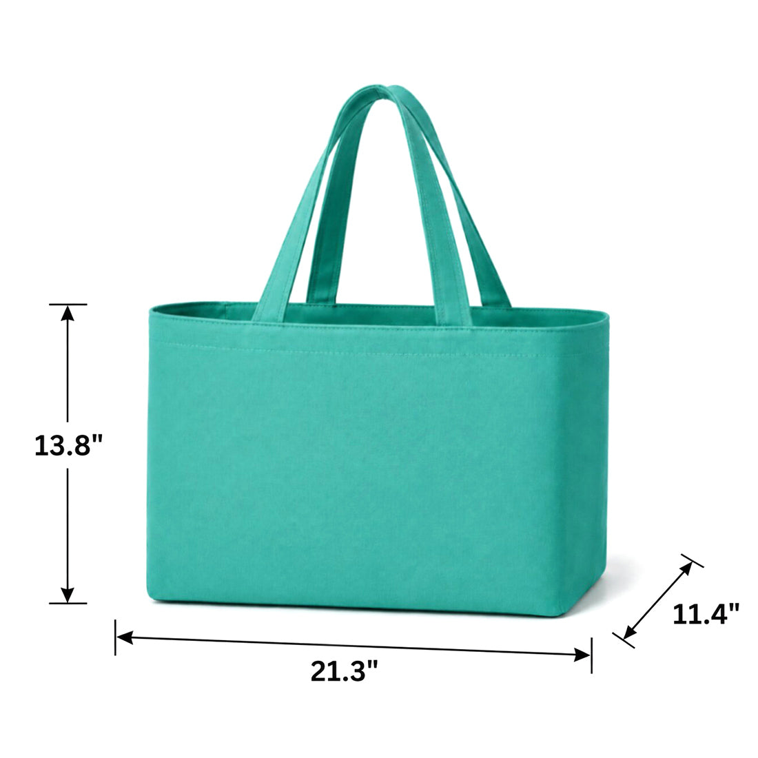 Monogrammed Large Tote Bag Personalized Polyester Carryall
