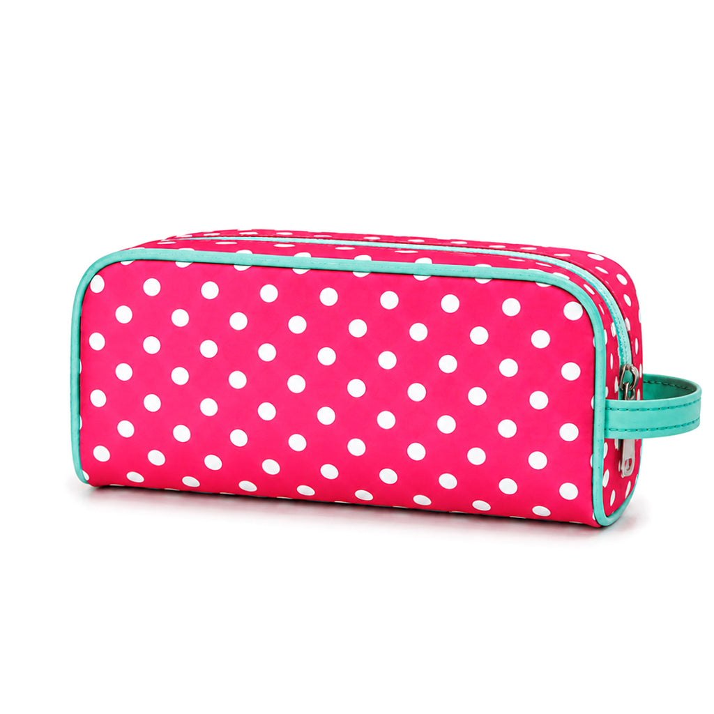 Personalized Floral Pencil Case Monogram Zipper Pouch