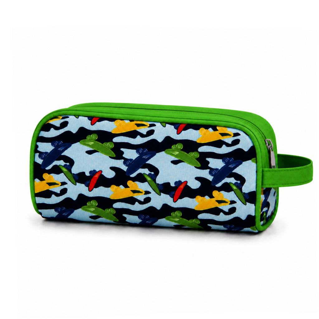 Personalized Floral Pencil Case Monogram Zipper Pouch