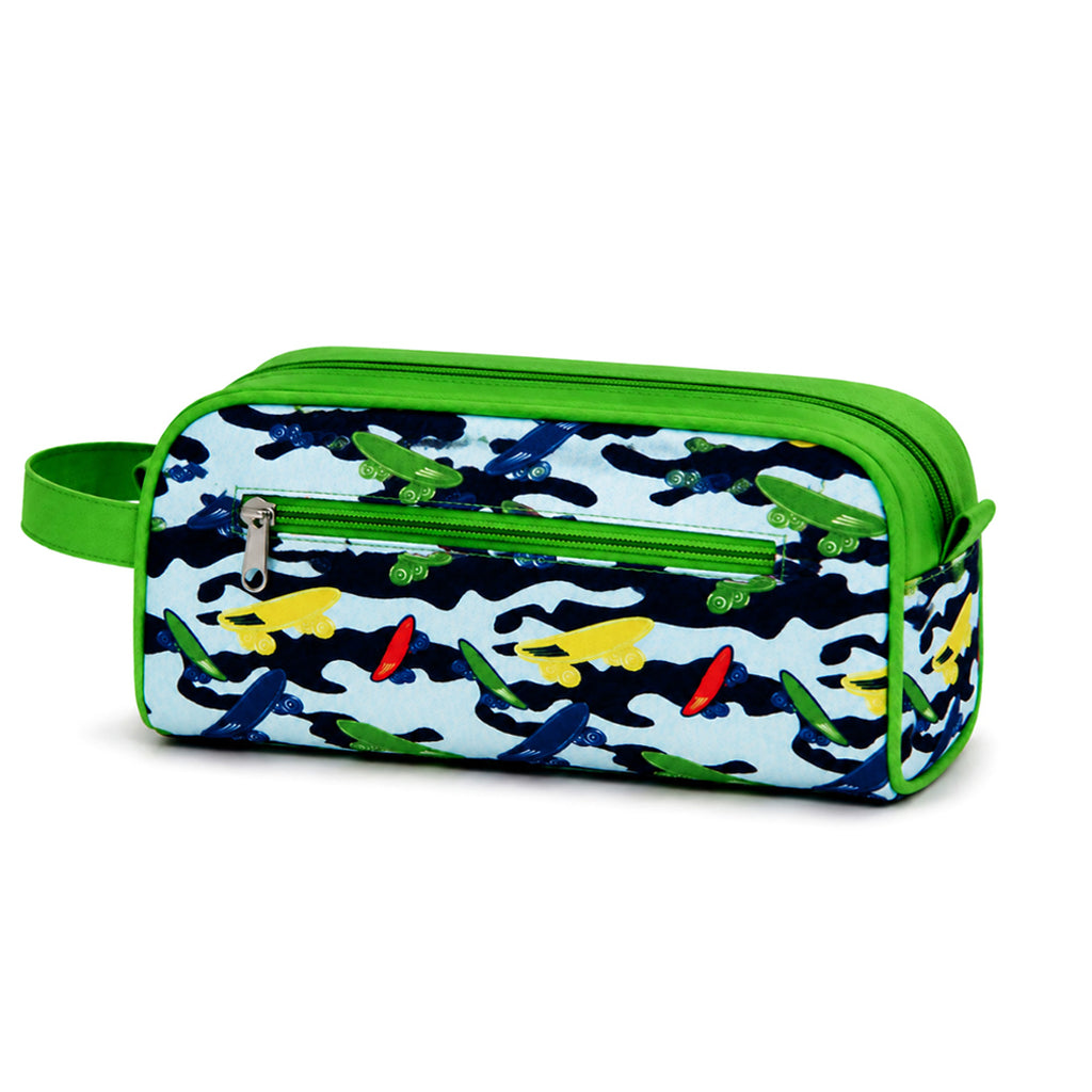 Personalized Floral Pencil Case Monogram Zipper Pouch