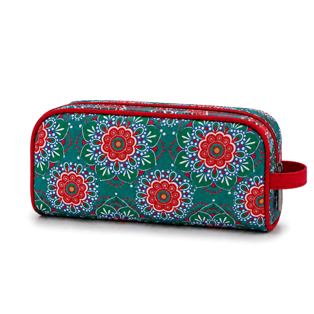 Personalized Floral Pencil Case Monogram Zipper Pouch