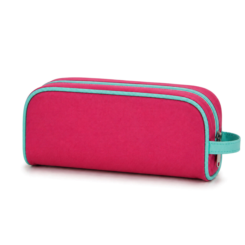 Personalized Floral Pencil Case Monogram Zipper Pouch