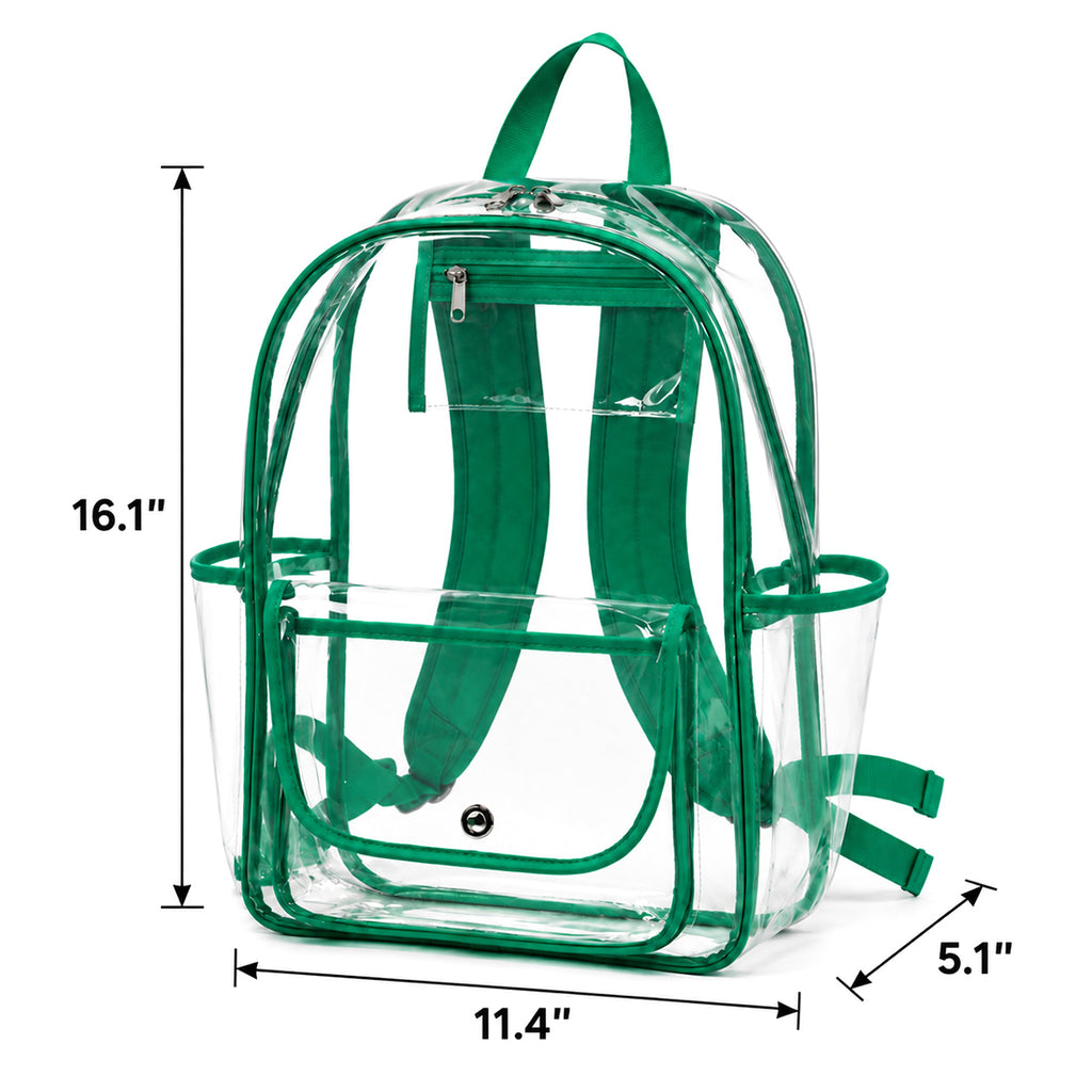 Monogram Clear Backpack Personalized Stadium Bag Game Day Bag