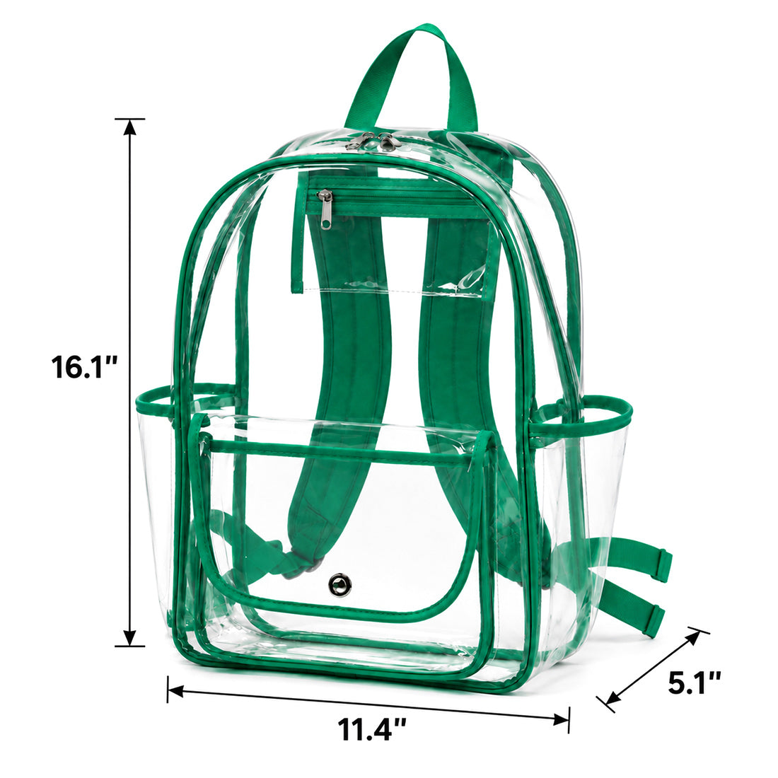 Monogram Clear Backpack Personalized Stadium Bag Game Day Bag