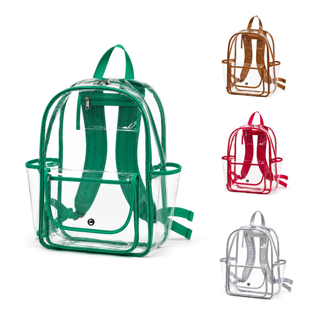 Monogram Clear Backpack Personalized Stadium Bag Game Day Bag