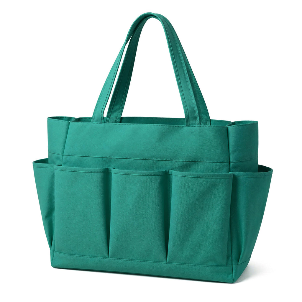 Personalized Utility Tote Bag with Pockets, Multipurpose Organizer Tote