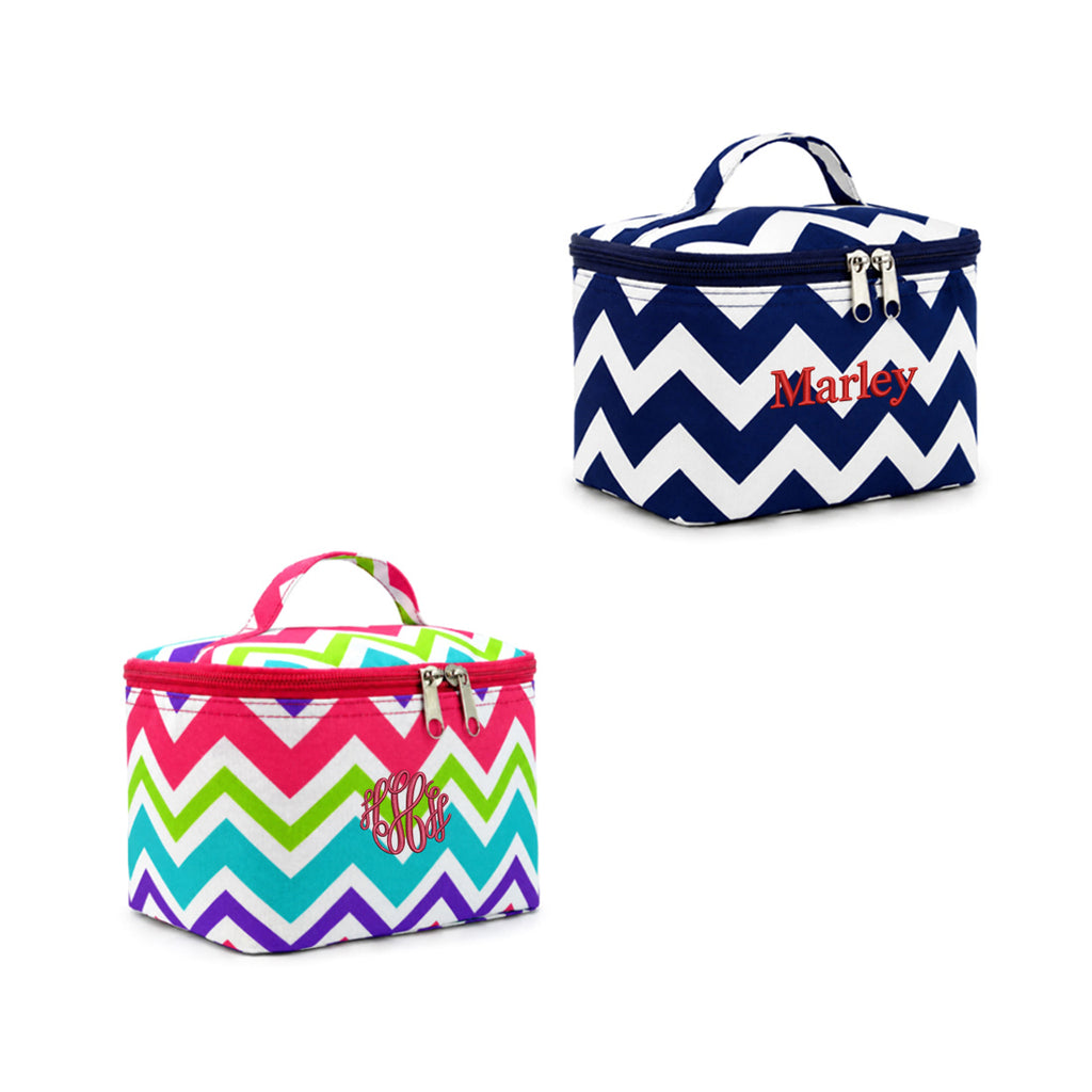 Monogrammed Case Personalized Cosmetic Bag