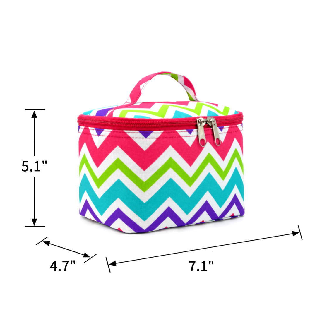 Monogrammed Case Personalized Cosmetic Bag