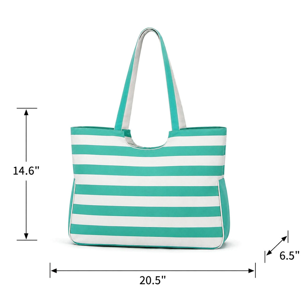 Personalized Extra Large Beach Tote Embroidered Monogram