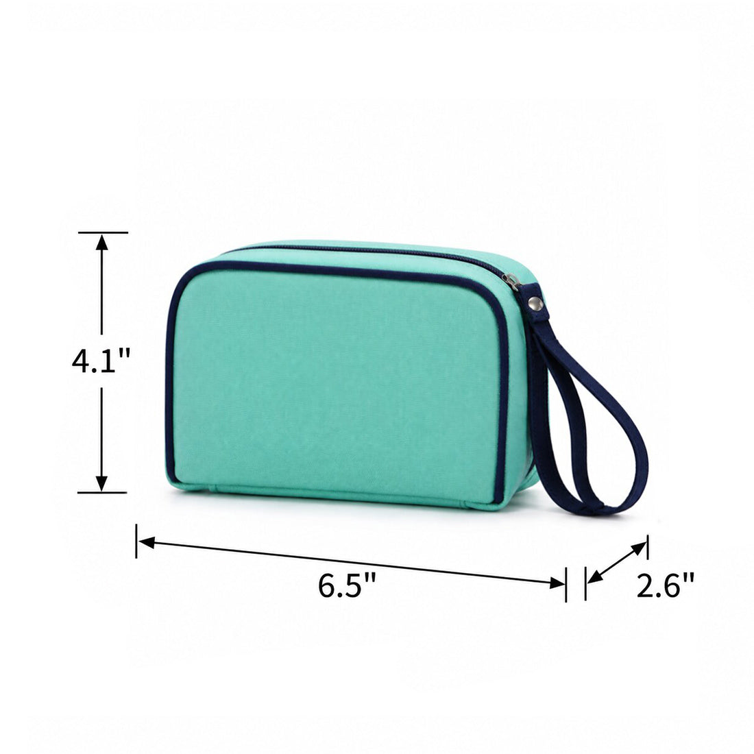 Personalized Wristlet Cosmetic Bag Monogram Makeup Bag Bridesmaid Gift