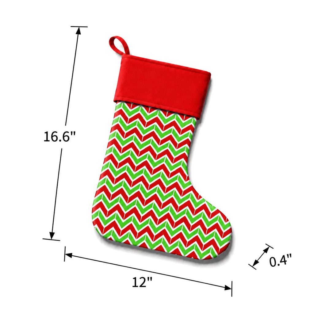 Monogrammed Cotton Stocking Personalized Holiday Decor