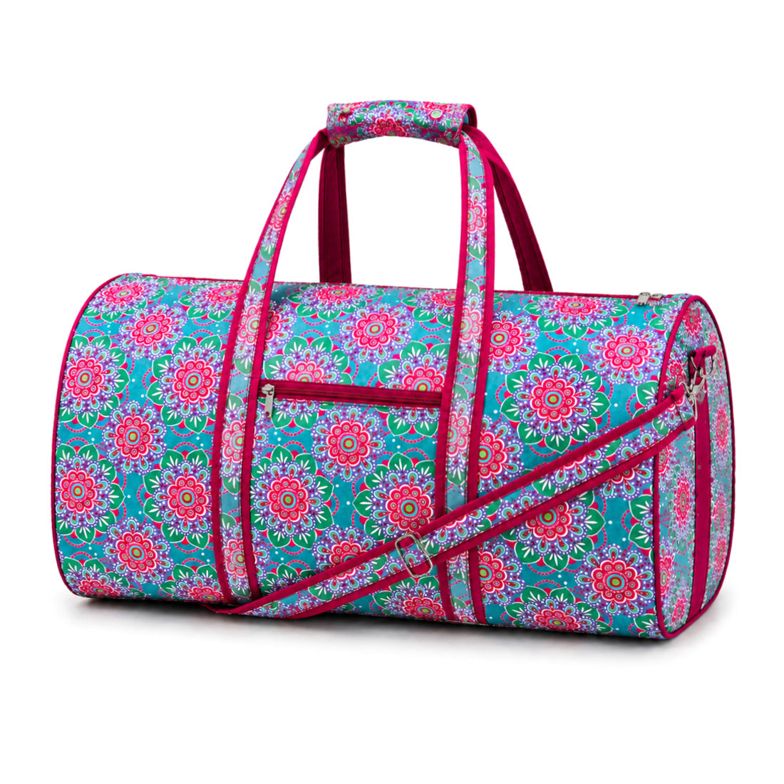 Monogram Duffle Bag Personalized Waterproof Polyester Gym Travel Bag