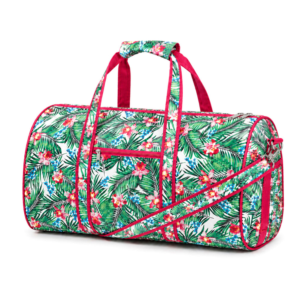 Monogram Duffle Bag Personalized Waterproof Polyester Gym Travel Bag