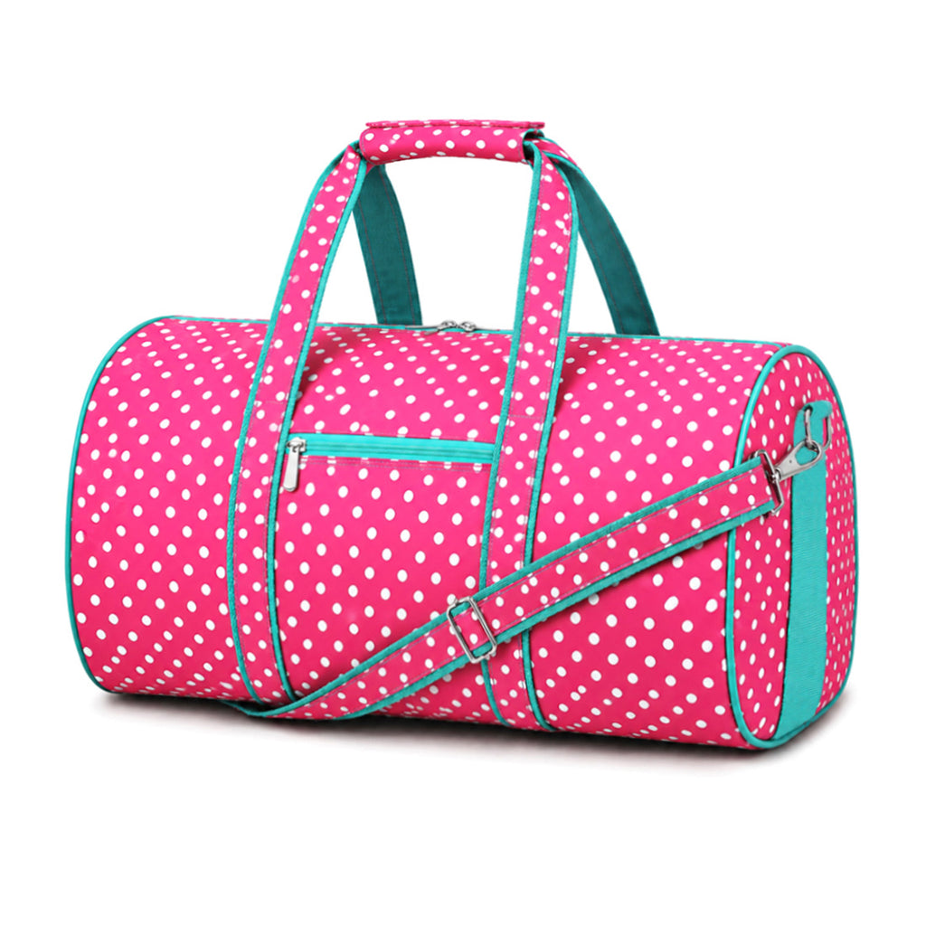 Monogram Duffle Bag Personalized Waterproof Polyester Gym Travel Bag
