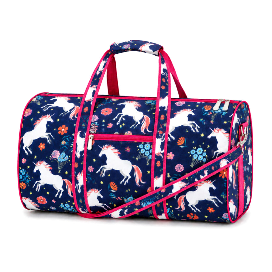 Monogram Duffle Bag Personalized Waterproof Polyester Gym Travel Bag
