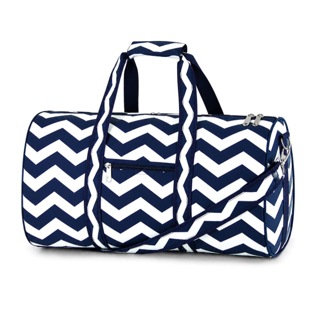 Monogram Duffle Bag Personalized Waterproof Polyester Gym Travel Bag