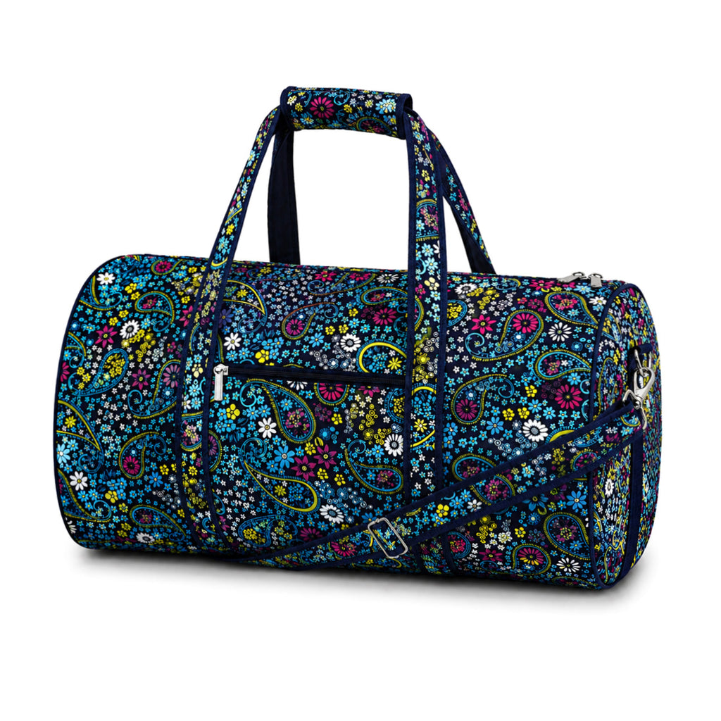 Monogram Duffle Bag Personalized Waterproof Polyester Gym Travel Bag