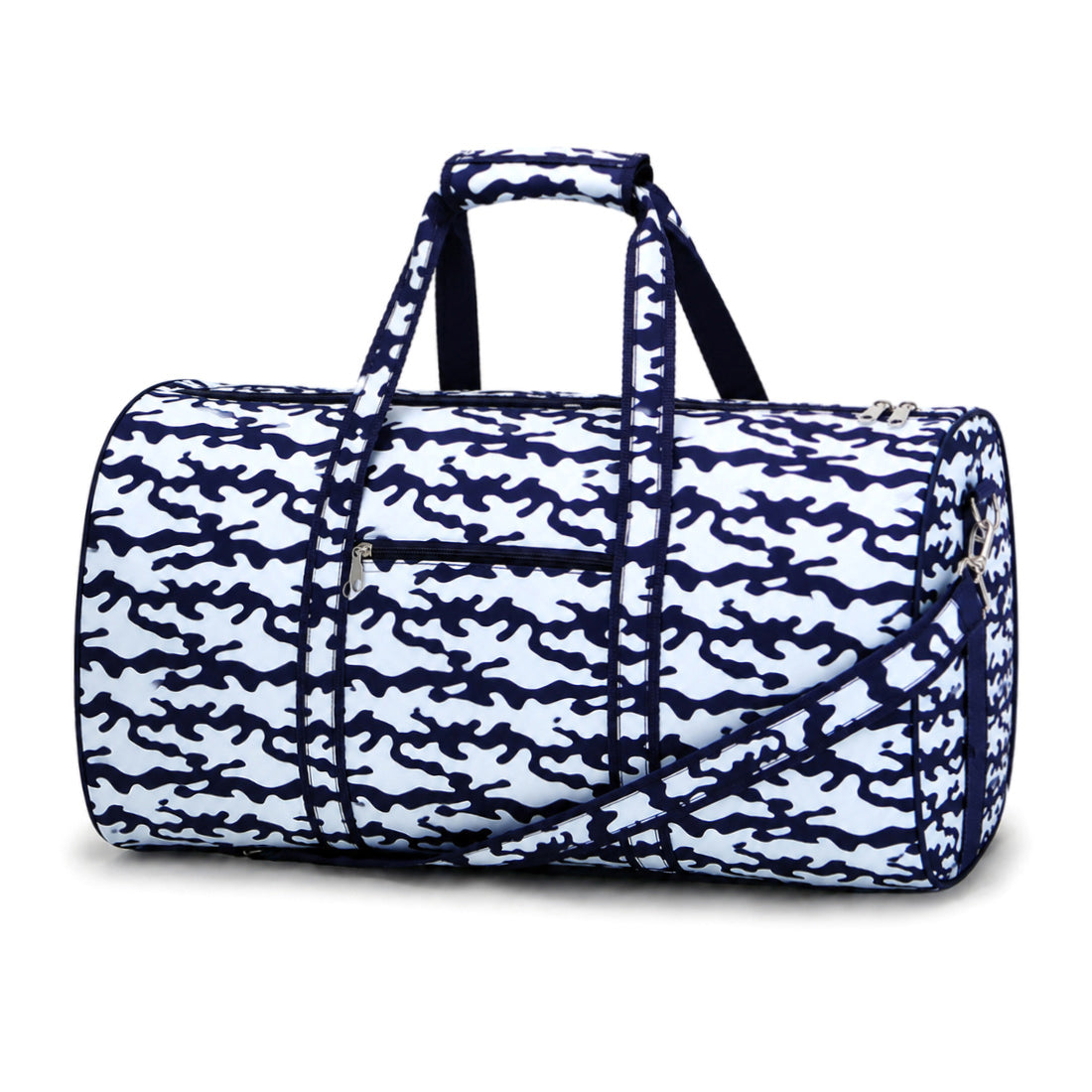 Monogram Duffle Bag Personalized Waterproof Polyester Gym Travel Bag