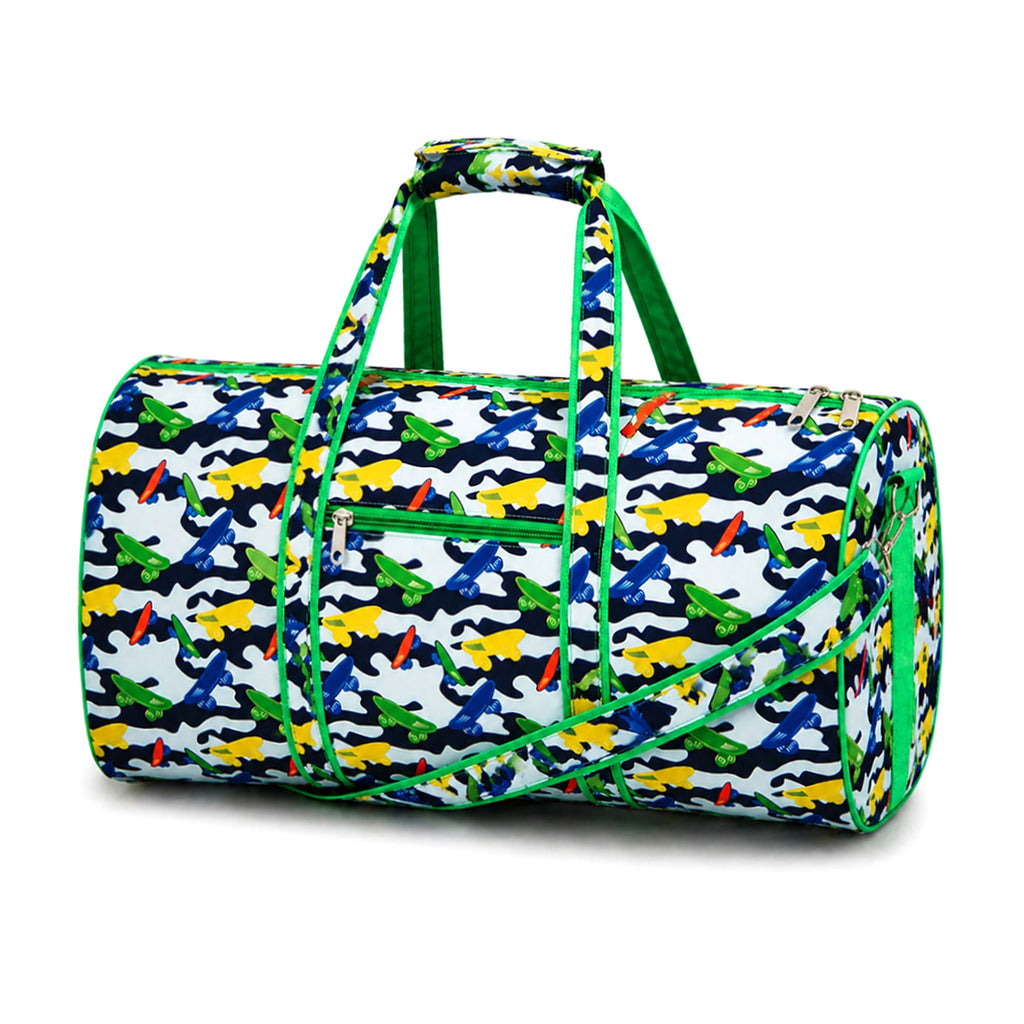 Monogram Duffle Bag Personalized Waterproof Polyester Gym Travel Bag
