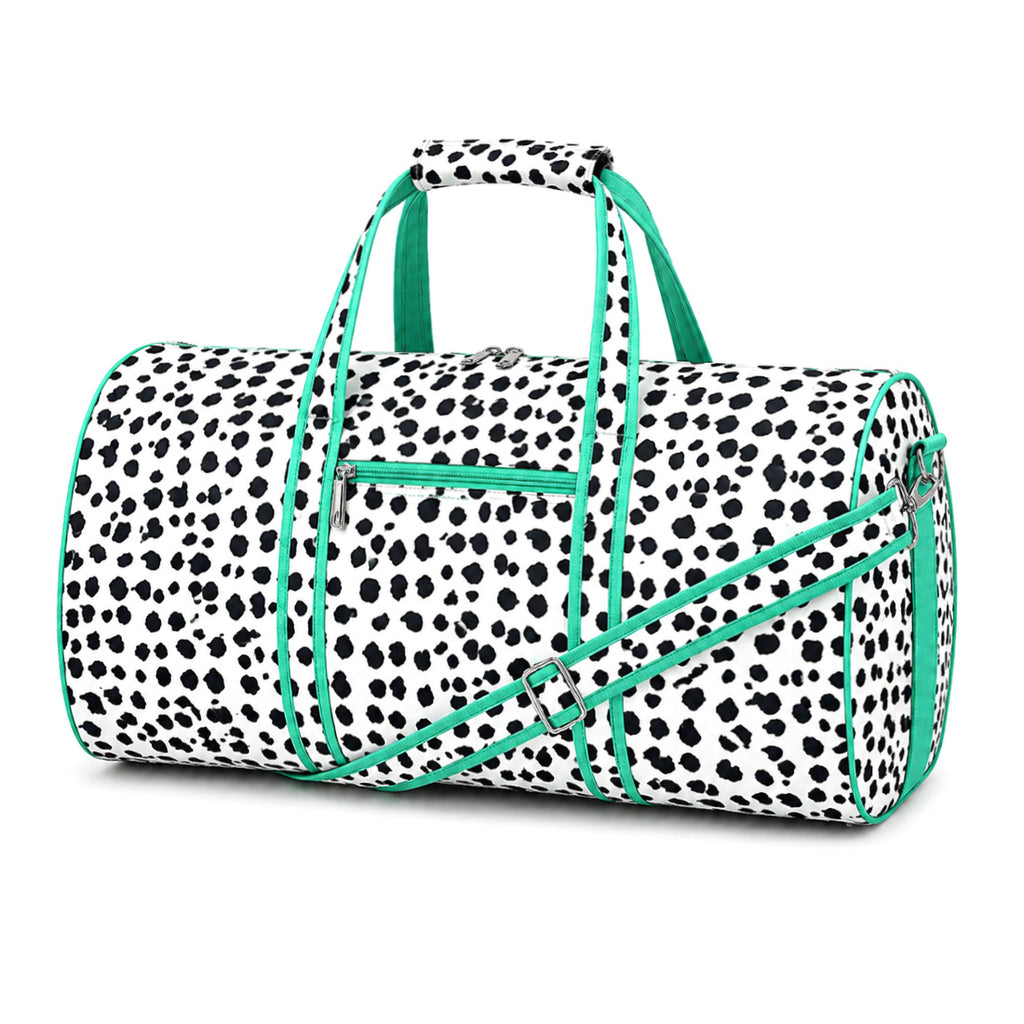 Monogram Duffle Bag Personalized Waterproof Polyester Gym Travel Bag