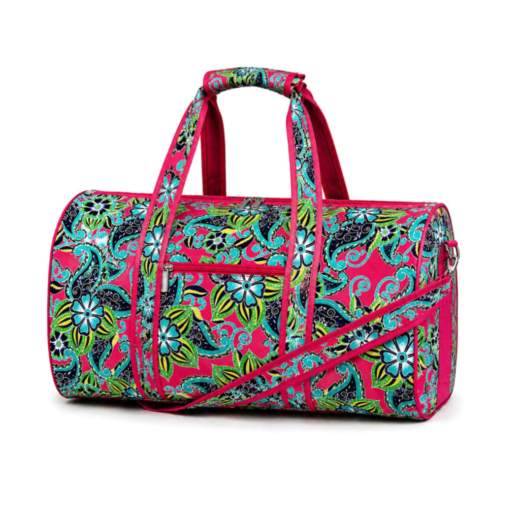 Monogram Duffle Bag Personalized Waterproof Polyester Gym Travel Bag
