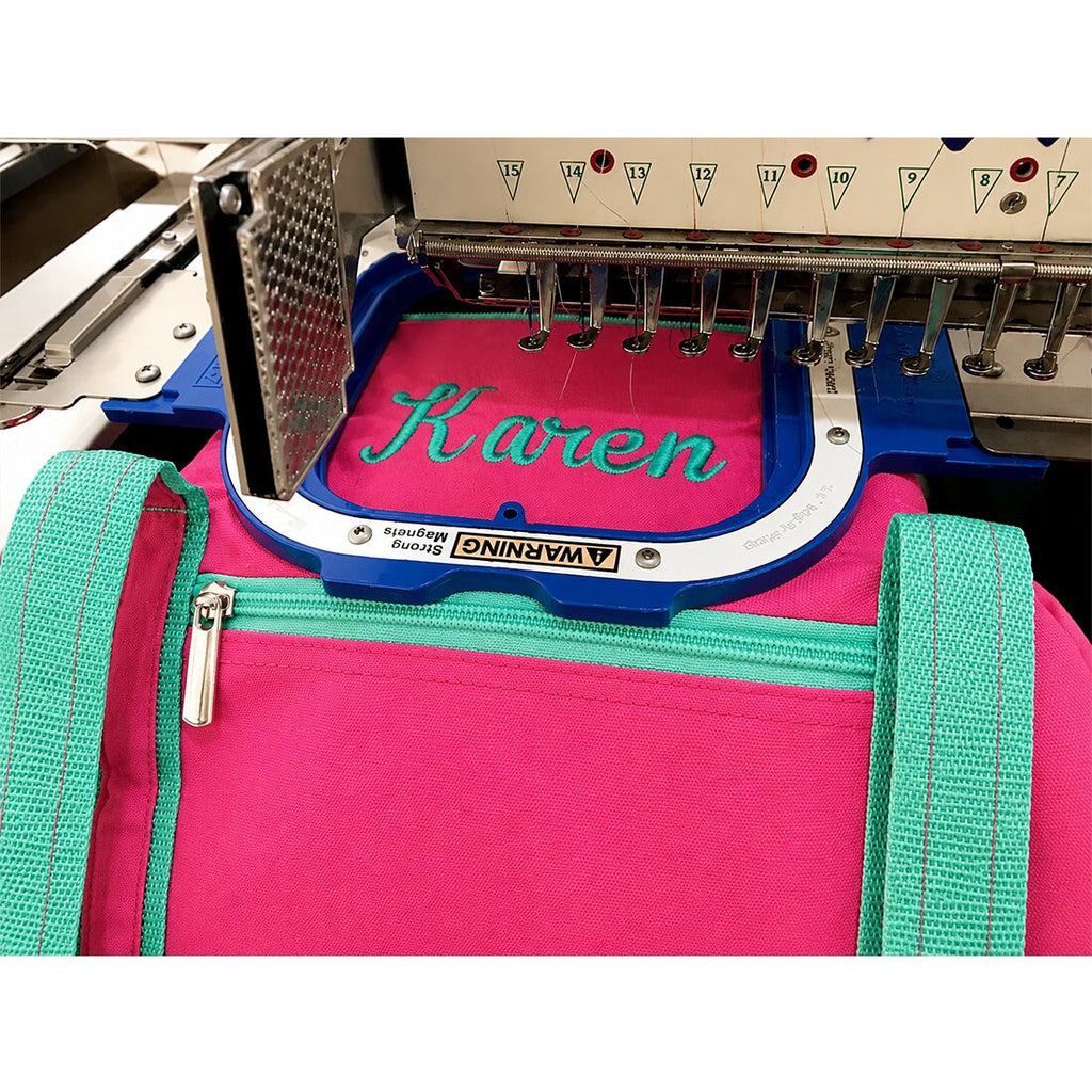 Monogram Duffle Bag Personalized Waterproof Polyester Gym Travel Bag