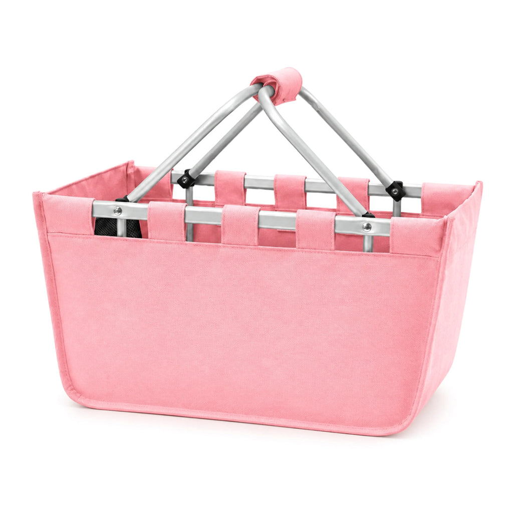 Monogrammed Market Basket Personalized Collapsible Market Tote