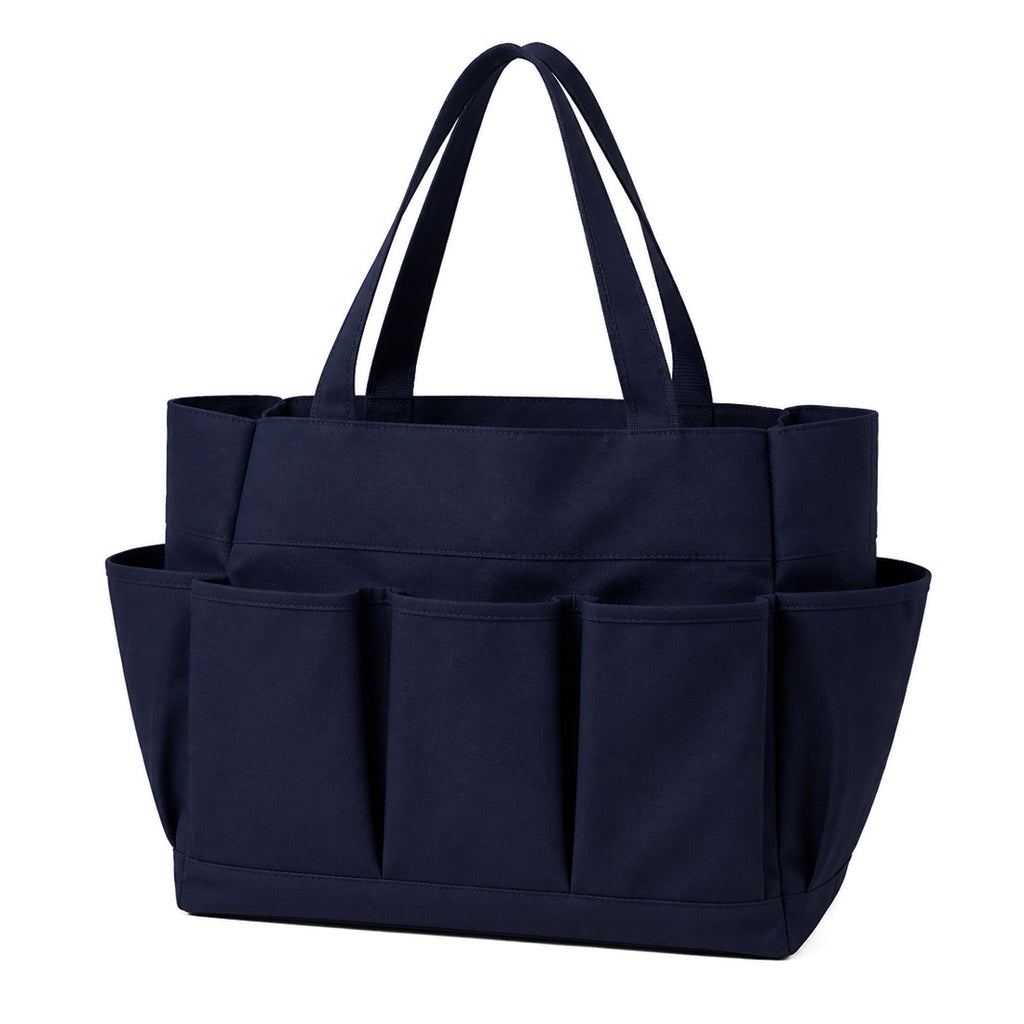 Personalized Utility Tote Bag with Pockets, Multipurpose Organizer Tote