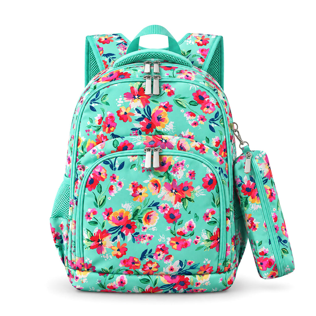 Monogram Backpack Camouflage School Bag Personalized Book Bag