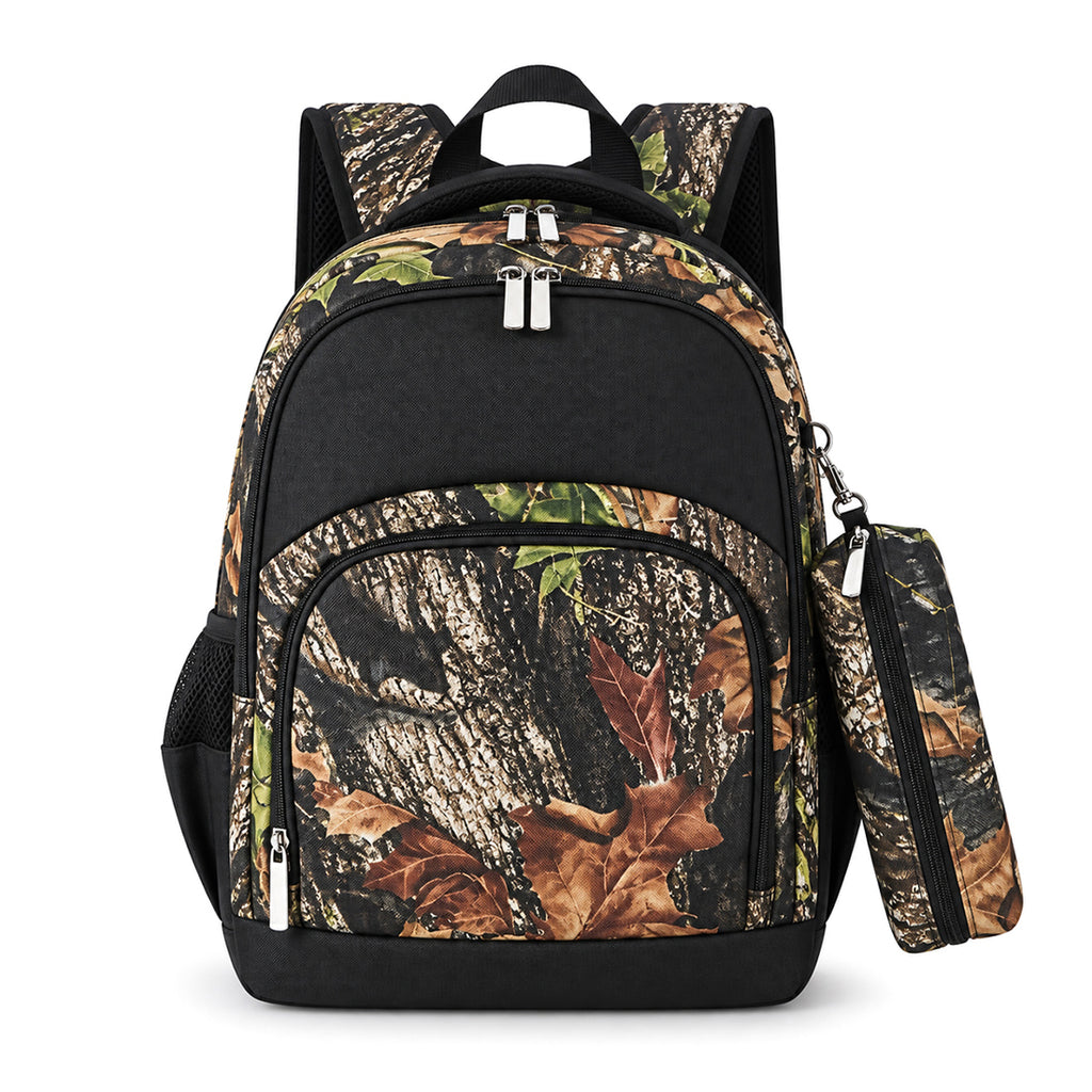 Monogram Backpack Camouflage School Bag Personalized Book Bag
