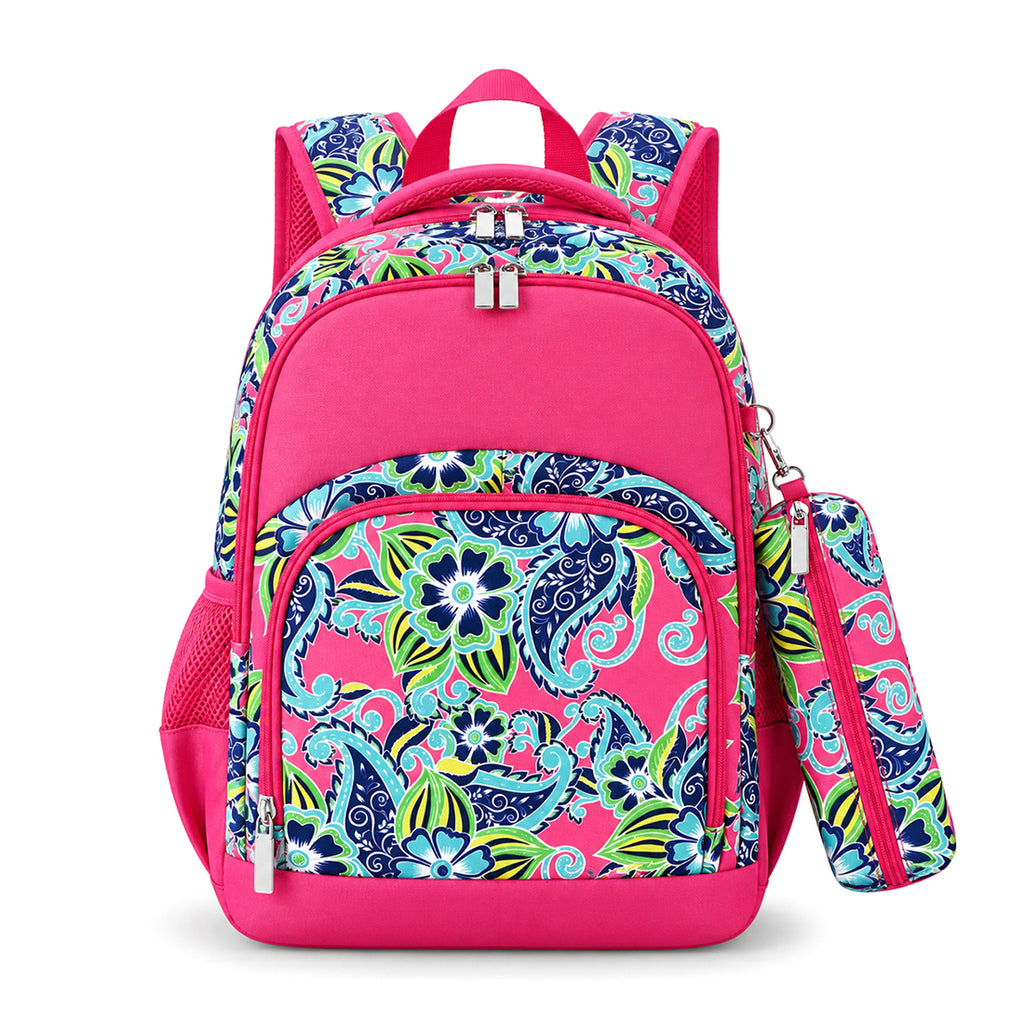 Monogram Backpack Camouflage School Bag Personalized Book Bag