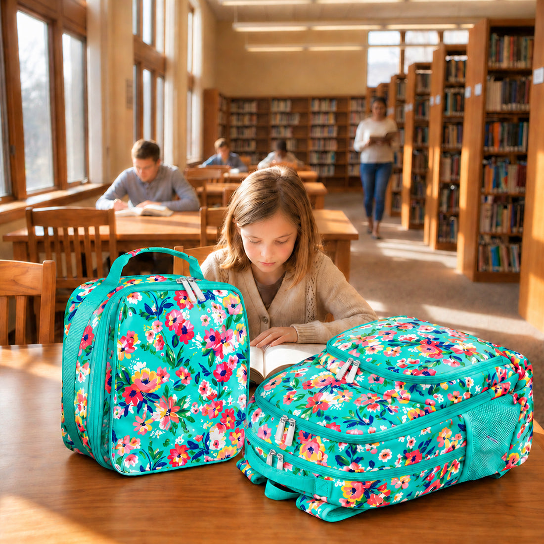 Monogram Backpack Camouflage School Bag Personalized Book Bag