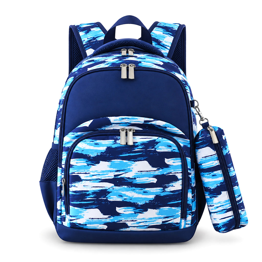 Monogram Backpack Camouflage School Bag Personalized Book Bag