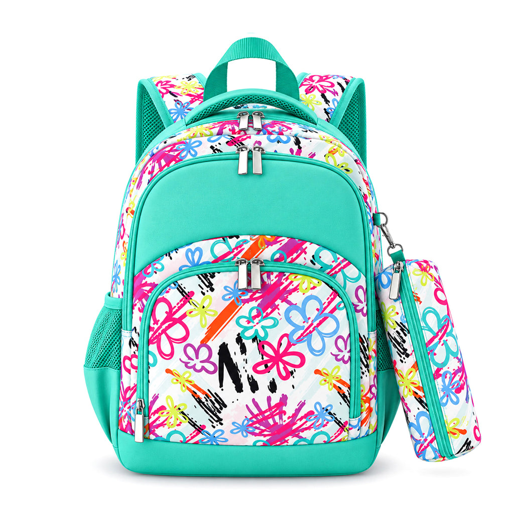 Monogram Backpack Camouflage School Bag Personalized Book Bag