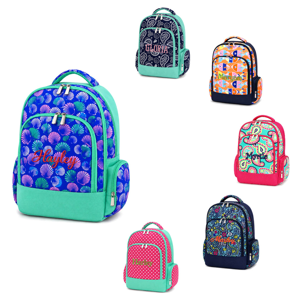 Leopard Monogram Backpack and Lunchbox Personalized School Bag