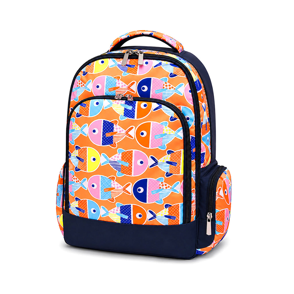 Leopard Monogram Backpack and Lunchbox Personalized School Bag