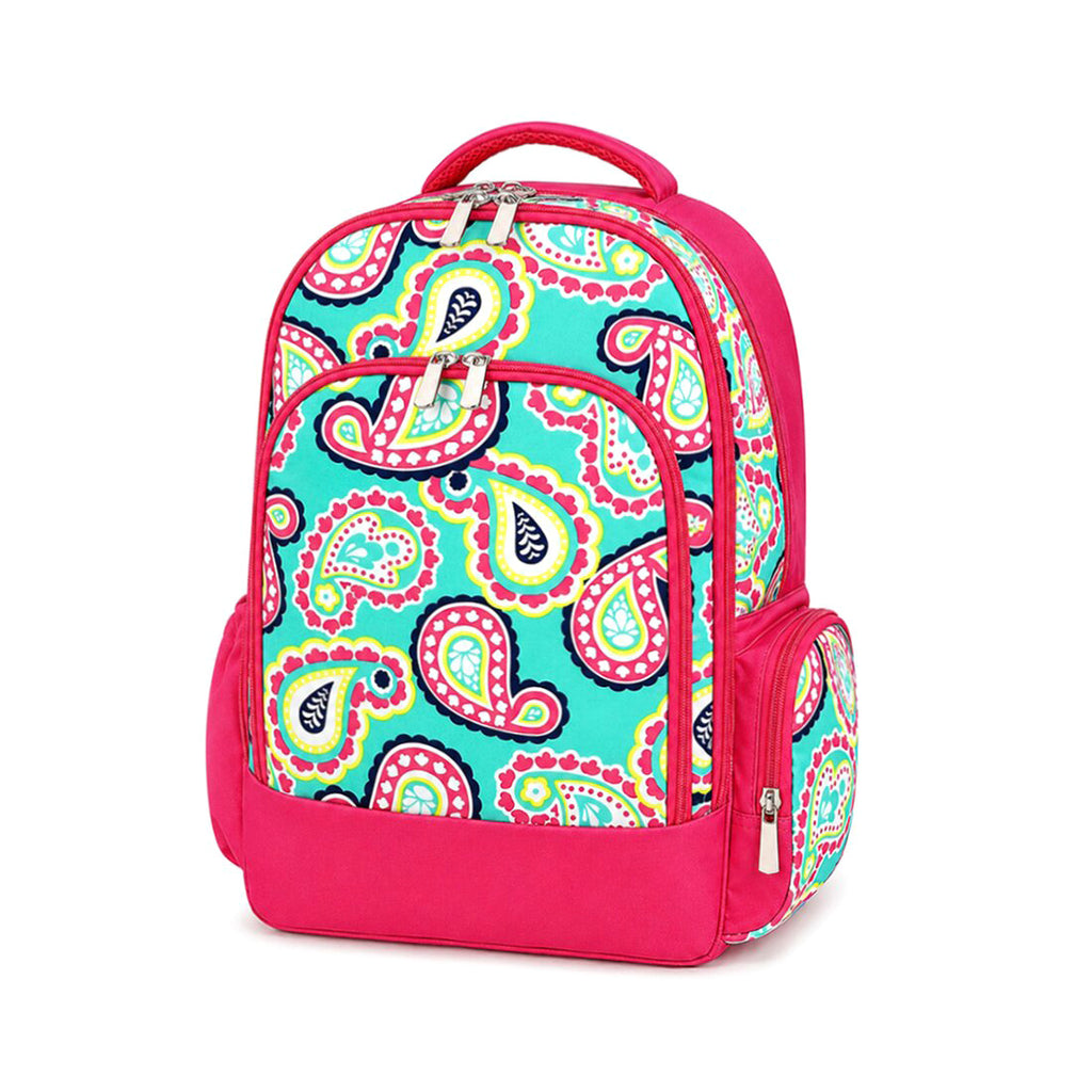 Leopard Monogram Backpack and Lunchbox Personalized School Bag